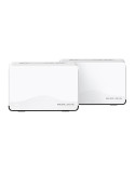 Безжична Wi-Fi 7 Mesh система Mercusys Halo H27BE (2-pack), BE3600, 2.4GHz 688Mbps, 3× 1Gbps портове - 1