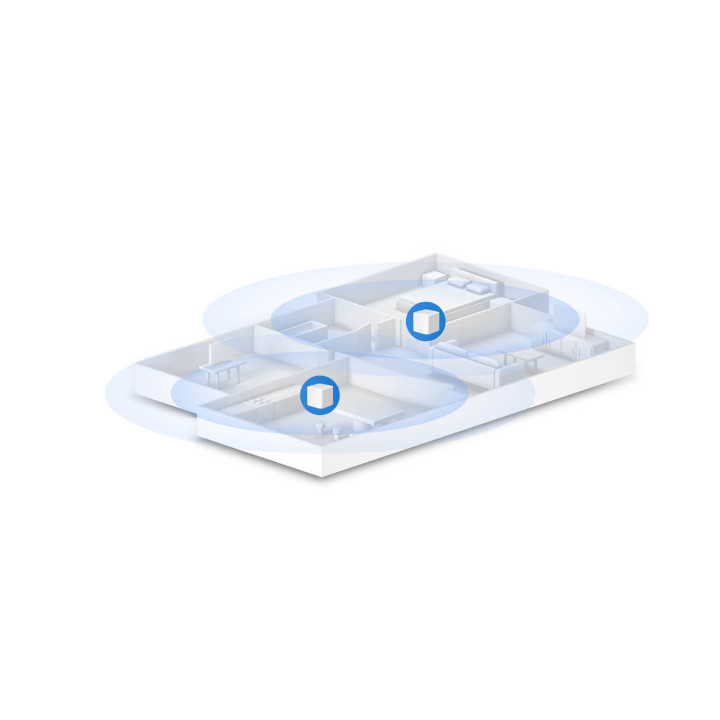 Безжична Wi-Fi Mesh система Mercusys Halo H30G(2-pack), AC1300, 2.4GHz, 400Mbps - 4