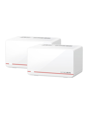 Безжична Wi-Fi 7 Mesh система Mercusys Halo H37BE (2-pack), BE6500 - 1
