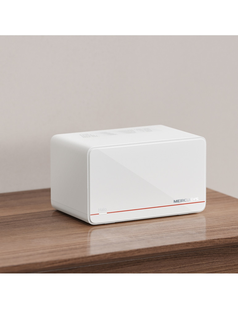Безжична Wi-Fi 7 Mesh система Mercusys Halo H37BE (2-pack), BE6500 - 2