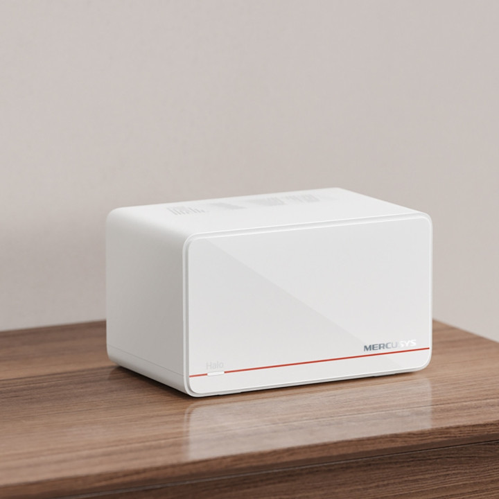 Безжична Wi-Fi 7 Mesh система Mercusys Halo H37BE (2-pack), BE6500 - 2