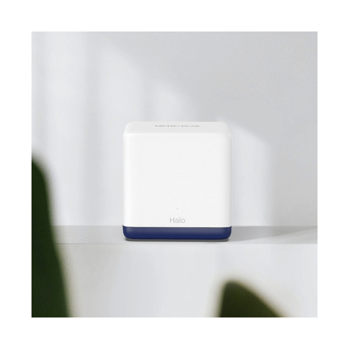 Безжична Wi-Fi Mesh система Mercusys Halo H50G (2-pack), AC1900, 2.4GHz 600Mbps, Вътрешни антени - 6