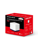 Безжична Wi-Fi Mesh система Mercusys Halo H50G (2-pack), AC1900, 2.4GHz 600Mbps, Вътрешни антени - 20