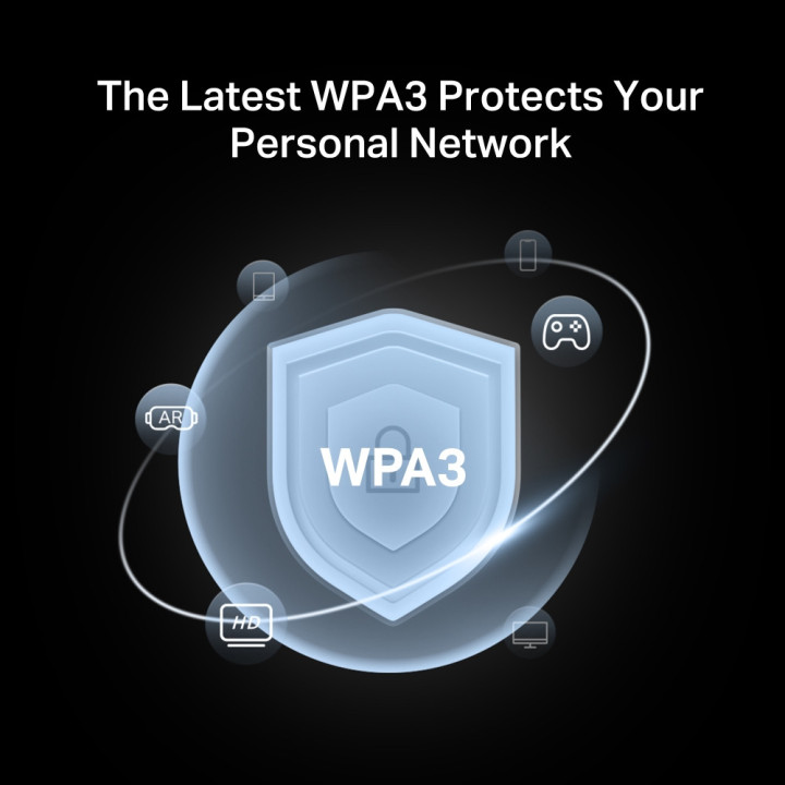 Двубандов Wi-Fi 6 рутер Mercusys MR85X, AX3000, 802.11ax - 8