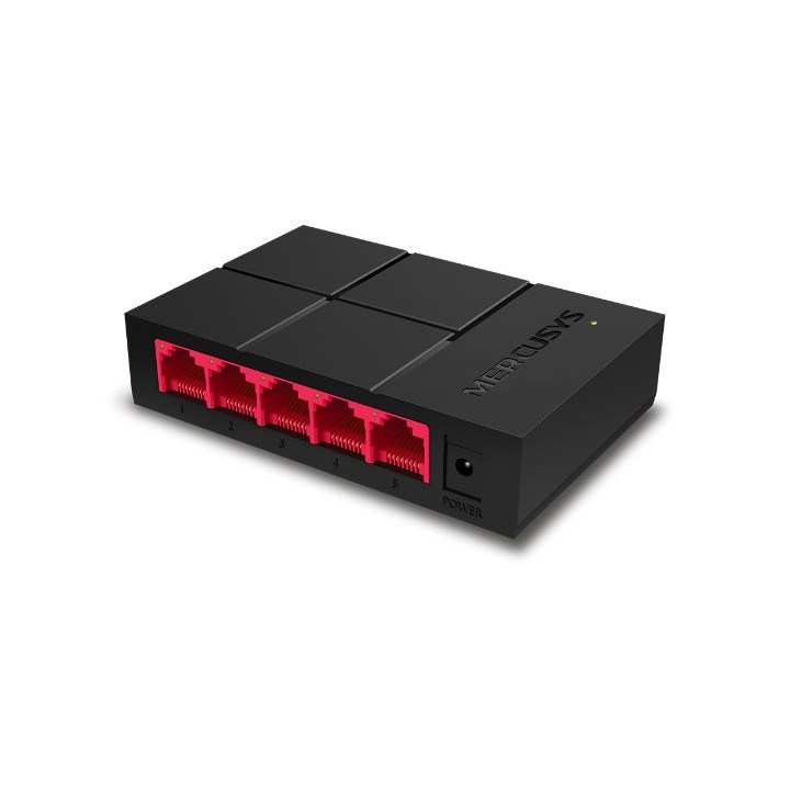 Мрежов комутатор Mercusys MS105G, 5x 10/100/1000Mbps - 1