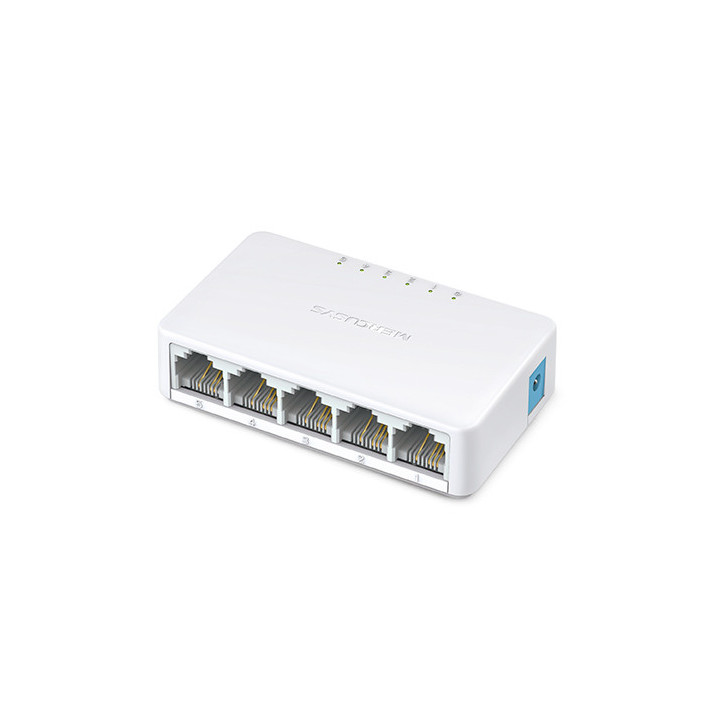 Суич Mercusys MS105, 5 порта 10/100 Mbps - 1