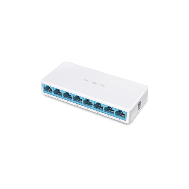 Мрежов комутатор Mercusys MS108, 8 портов 10/100 Mbps - 1