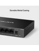 Мрежов комутатор Mercusys MS108GS, 8 портова, 1Gbps - 5