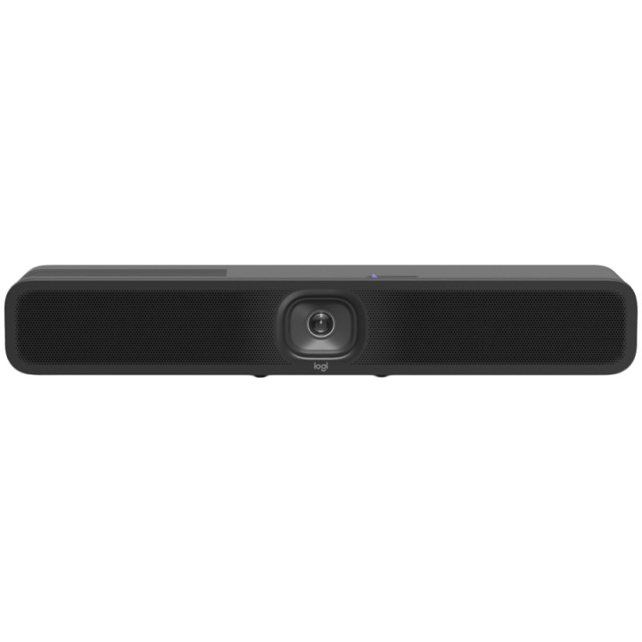 Професионална 4K уеб камера с PTZ функция и вградени микрофони Logitech MeetUp 2, 4K 3840x2160, PTZ, Graphite - 960-001681 - 1