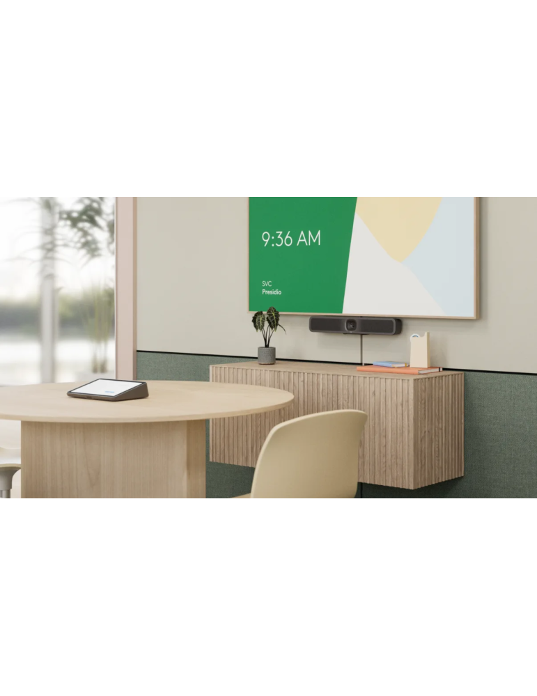 Професионална 4K уеб камера с PTZ функция и вградени микрофони Logitech MeetUp 2, 4K 3840x2160, PTZ, Graphite - 960-001681 - 2