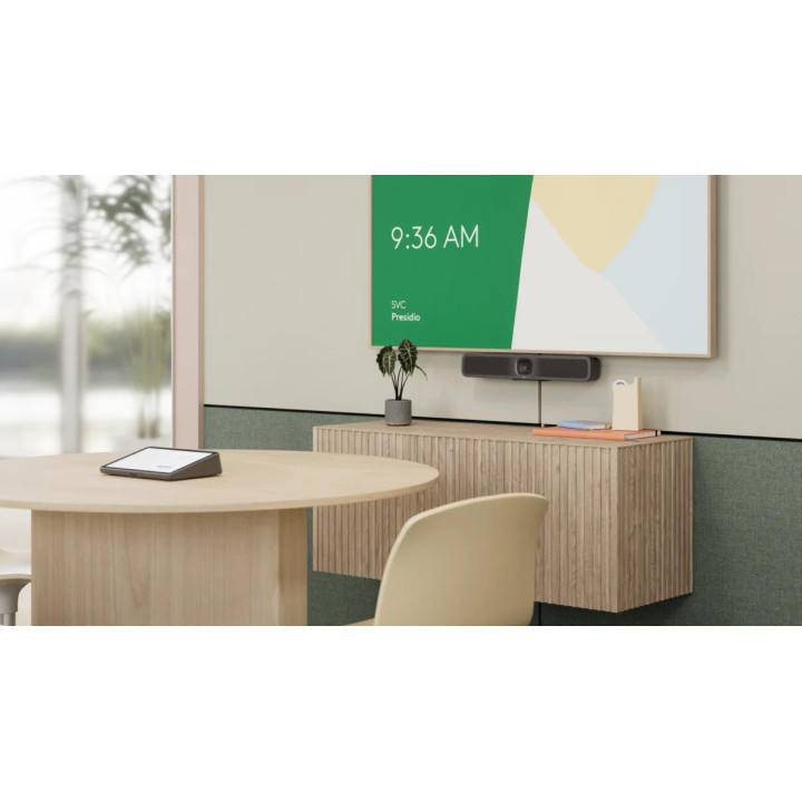 Професионална 4K уеб камера с PTZ функция и вградени микрофони Logitech MeetUp 2, 4K 3840x2160, PTZ, Graphite - 960-001681 - 2