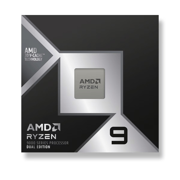 Процесор AMD RYZEN 9 9950X3D2 Dual Edition, 16-Core, 4.3 GHz, 192MB, 200W, AM5, BOX, без охладител - 100-100001978WOF - 2