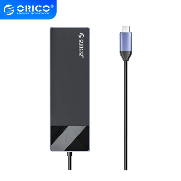Докинг станция Orico DM-10P-BK-BP, Type-C, HDMI, USB-A x4, USB-C PD100W, LAN 1Gbps, SD/TF - DM-10P-BK-BP - 15