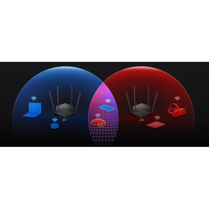 WiFi рутер Mercusys MR1500X, AX1500 Dual-Band - 4