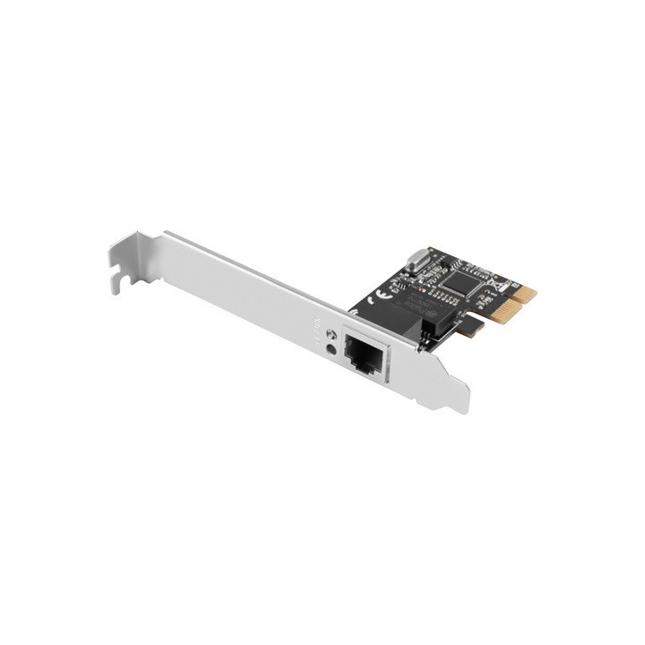 Мрежова карта LANBERG PCE-1GB-201, PCI Express x1, Gigabit Ethernet, Low Profile - PCE-1GB-201 - 2
