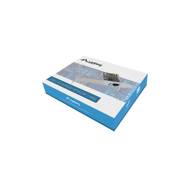 Мрежова карта LANBERG PCE-1GB-201, PCI Express x1, Gigabit Ethernet, Low Profile - PCE-1GB-201 - 4