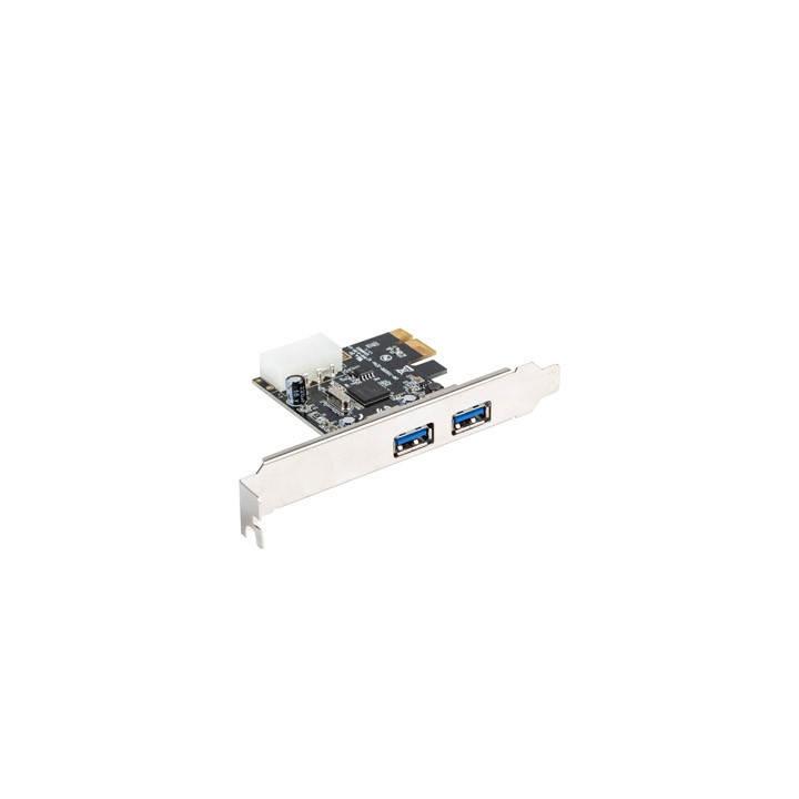 Разширителна карта LANBERG PCE-US3-002, PCI Express x1, 2x USB 3.1 Gen 1, Low Profile - PCE-US3-002 - 3