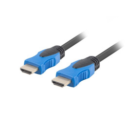 HDMI кабел Lanberg, 20m HDMI M/M V2.0 4K 18Gb/s черен - CA-HDMI-20CU-0200-BK - 1