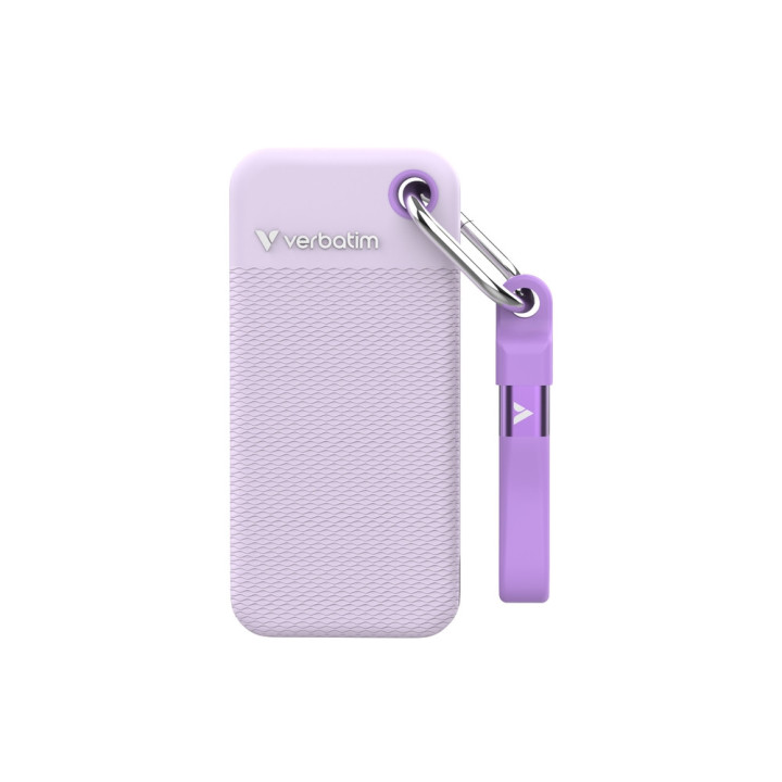 Външни SSD диск Verbatim Pocket, 1TB USB 3.2 Gen 2 Purple - 32322 - 2