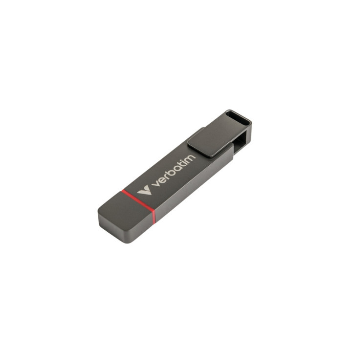 Външен SSD диск Verbatim Dual QuickStick, 512GB USB 3.2 Gen 1 - 32042 - 1