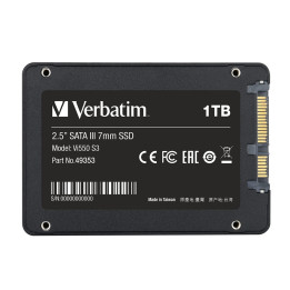 SSD диск Verbatim Vi550 S3, 1TB SATA III 2.5" 7mm - 49353 - 1