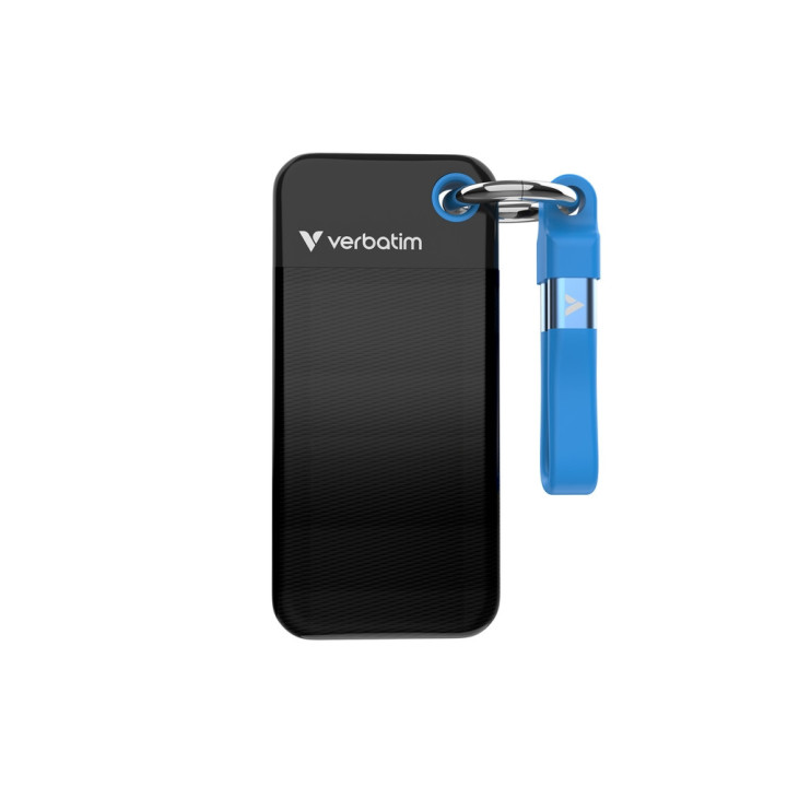 Външен SSD диск Verbatim Pocket, 2TB USB 3.2 Gen 2 - 32195 - 1