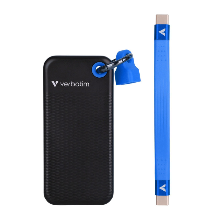 Външен SSD диск Verbatim Pocket, 2TB USB 3.2 Gen 2 - 32195 - 2