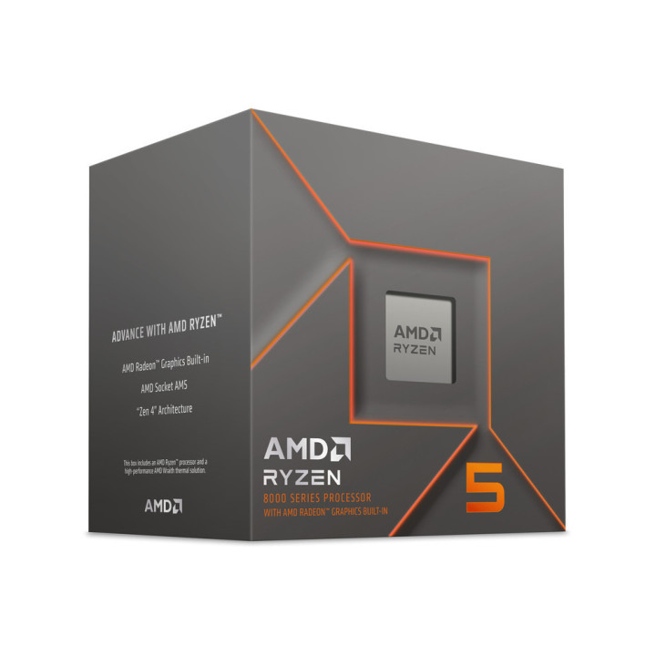 Офис компютър ION с процесор AMD Ryzen 5 8500G, вградено видео ядро, RAM памет 16GB(2x8GB) DDR5 5200MHz, SSD 512GB M.2 NVMe PCIe 4.0 3400/2000 MB/s