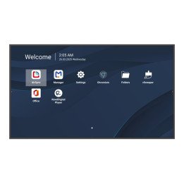 Интерактивен дисплей VIEWSONIC CDE14-2C, 75" 4K UHD LED, Android 14, 4GB DDR4, 32GB хранилище, 2x10W спикери - 1