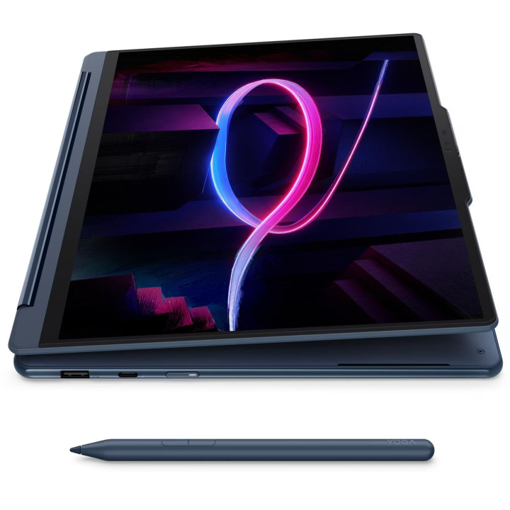 Лаптоп Lenovo Yoga 9, 14" 2.8K OLED Touch, Intel Core Ultra 7 355, 32GB DDR5, 1TB SSD, Windows 11 Home - 83SE000QBM - 14