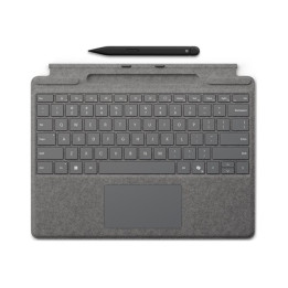 Kлавиатура Microsoft Surface Pro Typecover, QWERTY Dutch, Platinum - 8X8-00170 - 1