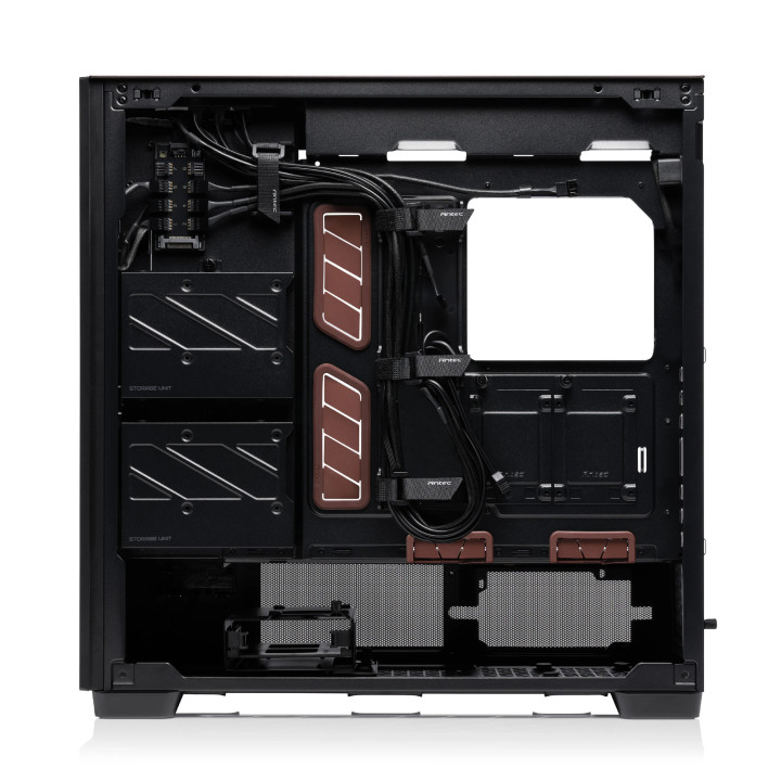 Кутия за компютър Noctua Antec Flux Pro, Middle Tower, E-ATX, Tempered Glass, 6 вентилатора включени - ANTEC-FLUX-PRO-NE - 6