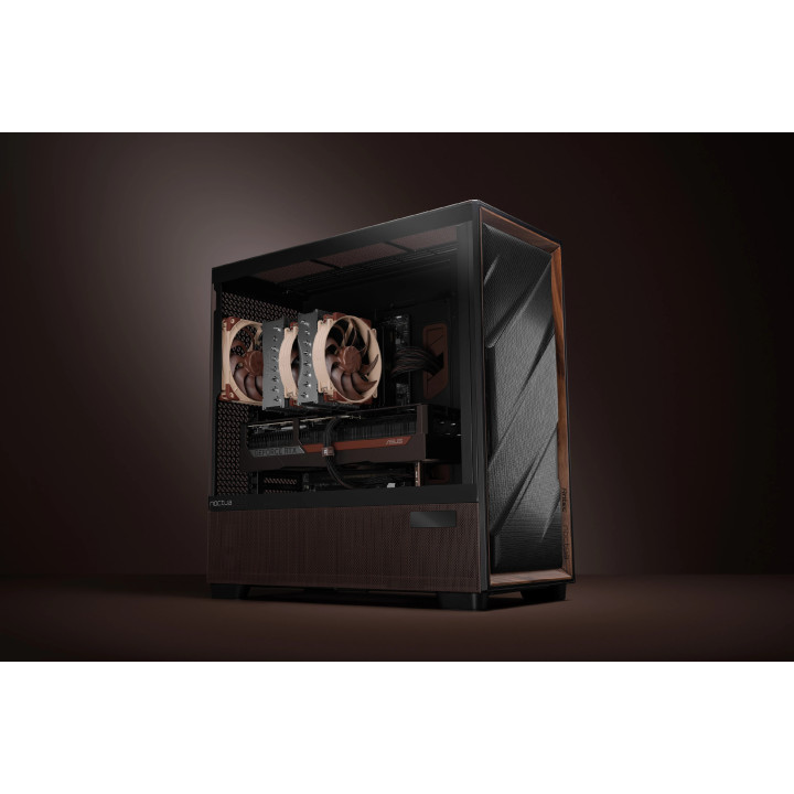 Кутия за компютър Noctua Antec Flux Pro, Middle Tower, E-ATX, Tempered Glass, 6 вентилатора включени - ANTEC-FLUX-PRO-NE - 9
