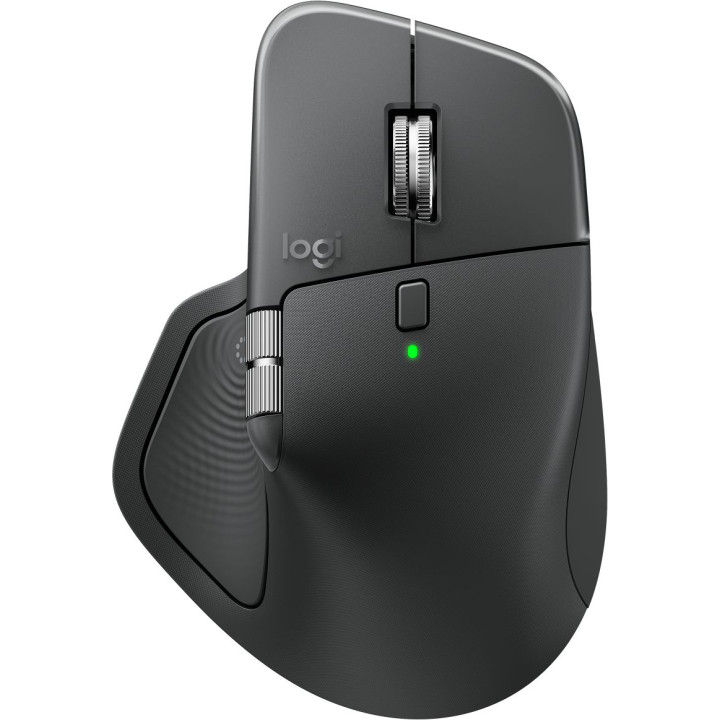 Безжична мишка Logitech MX Master 4 for Business, Graphite, 8000 DPI, Bluetooth/2.4GHz - 910-007617 - 3
