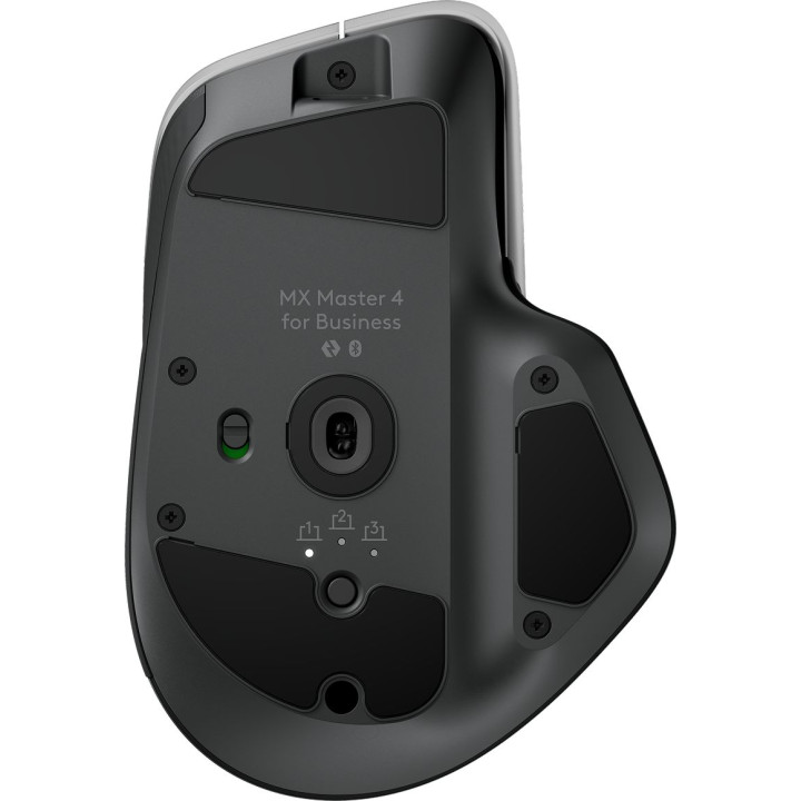 Безжична мишка Logitech MX Master 4 for Business, Graphite, 8000 DPI, Bluetooth/2.4GHz - 910-007617 - 4