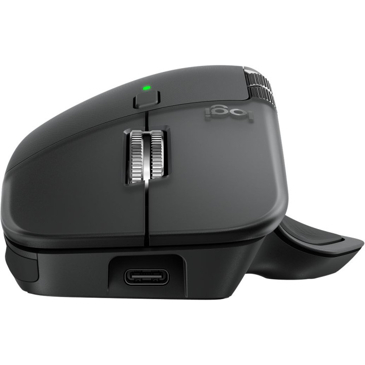Безжична мишка Logitech MX Master 4 for Business, Graphite, 8000 DPI, Bluetooth/2.4GHz - 910-007617 - 5
