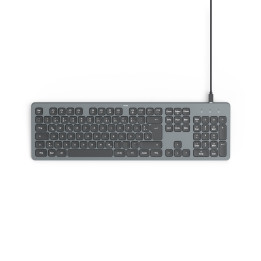 Клавиатура HAMA CK-400, USB, светеща, БДС - HAMA-173058 - 1