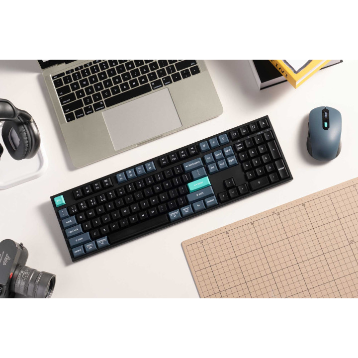 Комплект Keychron B36, безжична механична клавиатура с SX ножичен суич и безжична мишка, черен - KCBD2 - 2