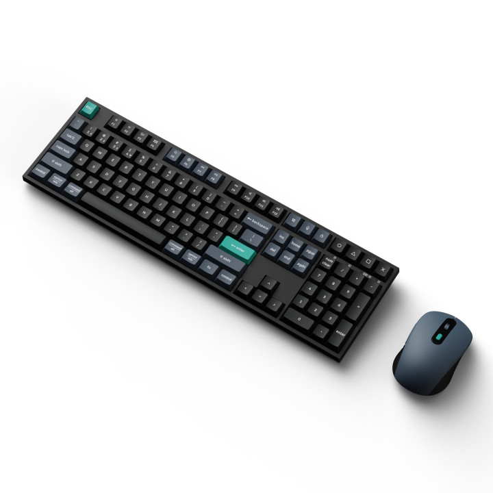 Комплект Keychron B36, безжична механична клавиатура с SX ножичен суич и безжична мишка, черен - KCBD2 - 4