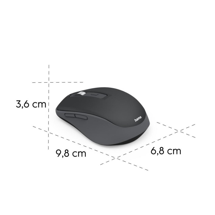 Безжична мишка HAMA WM-450, 7 бутона, 2.4 GHz/Bluetooth - 173079 - 10