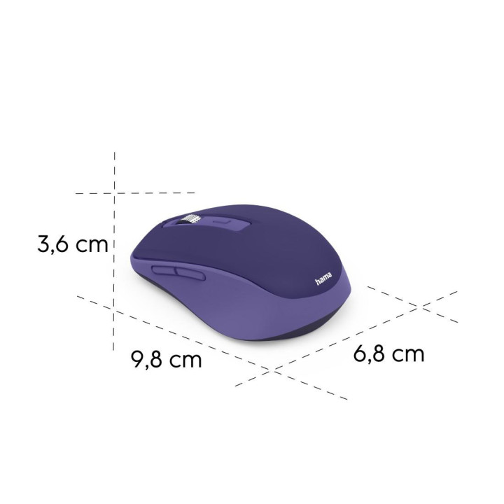 Безжична мишка HAMA WM-450, 7 бутона, 2.4 GHz / Bluetooth - 173040 - 11