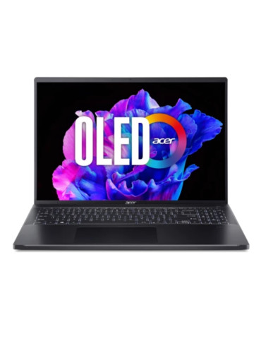 Лаптоп Acer Swift SFG16-71-74R0, 16" 3.2K OLED 120Hz, Intel Core i7-13620H, 16GB LPDDR5, 1000GB SSD PCIe Gen4, Windows 11 Home -