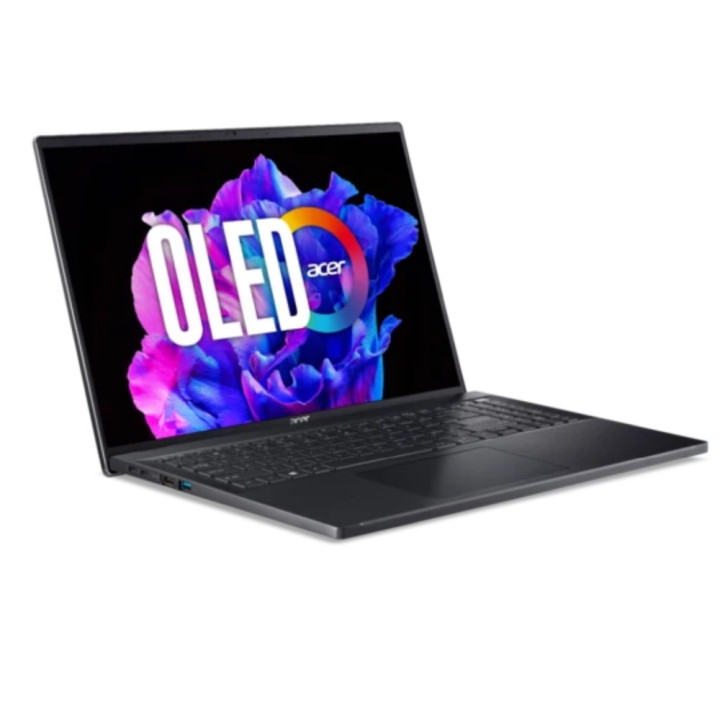Лаптоп Acer Swift SFG16-71-74R0, 16" 3.2K OLED 120Hz, Intel Core i7-13620H, 16GB LPDDR5, 1000GB SSD PCIe Gen4, Windows 11 Home -