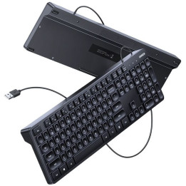 Клавиатура Ugreen KU004, Мембранна, USB, БДС Кирилизация, 1.5m - 45205 - 1