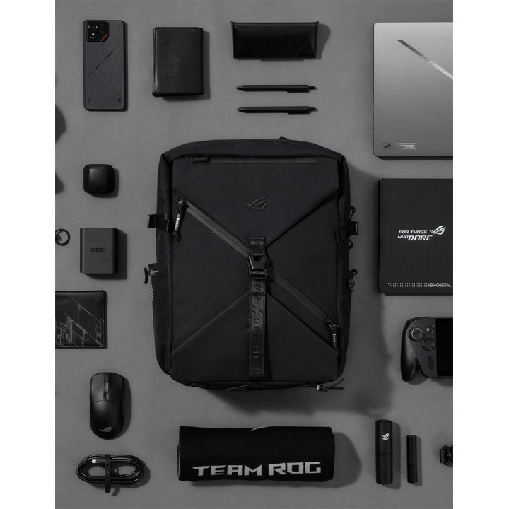 Раница за лаптоп ASUS ROG Archer BP2600, 16", полиестер и кордура - 90XB0AQ0-BBP000 - 4