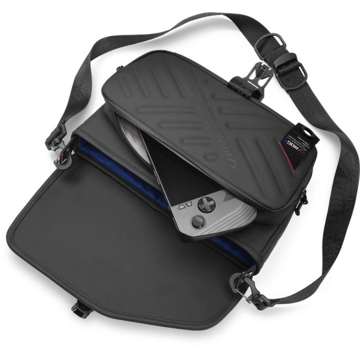 Чанта за лаптоп ASUS ROG Slash Sling Bag BC3004, Полиестер/PU кожа, Черна, 33x18x9.5см - 90XB09Y0-BME000 - 3