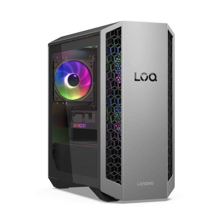 Геймърски компютър Lenovo LOQ Tower 26ADR10 AMD Ryzen 7 8745HX 32 GB DDR5-SDRAM 1 TB SSD NVIDIA GeForce RTX 5060 PC Black - 91DF