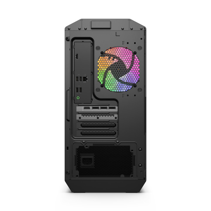 Геймърски компютър Lenovo LOQ Tower 26ADR10 AMD Ryzen 7 8745HX 32 GB DDR5-SDRAM 1 TB SSD NVIDIA GeForce RTX 5060 PC Black - 91DF