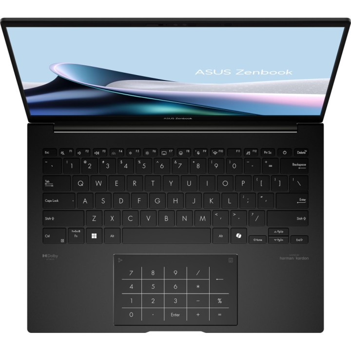Лаптоп ASUS Zenbook UM3406GA-QD008WNA, 14.0" OLED 1920x1200, AMD Ryzen AI 7 445, 32GB LPDDR5X, 1TB SSD, Windows 11 - 90NB17R1-M0