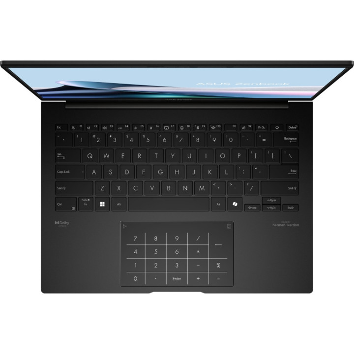 Лаптоп ASUS Zenbook UM3406GA-QD008WNA, 14.0" OLED 1920x1200, AMD Ryzen AI 7 445, 32GB LPDDR5X, 1TB SSD, Windows 11 - 90NB17R1-M0